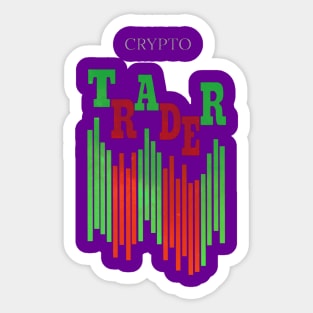 CRYPTO TRADER (CLEAN) / PURPLE Sticker